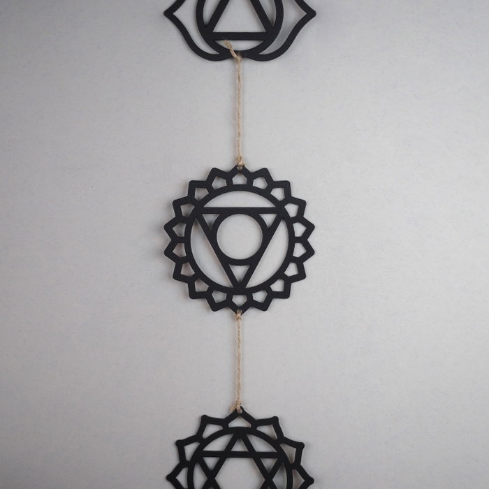Wallity Chakra - APT406MS Escultura de Pared Negra